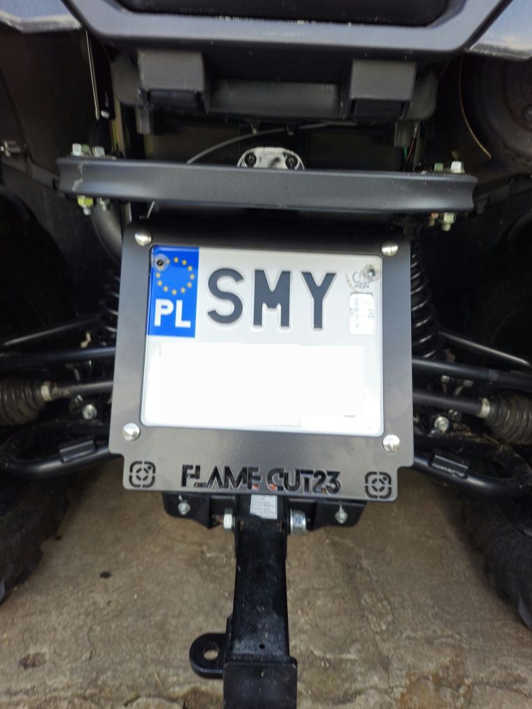 Ramka na tablicę do quada , motocykla dowolny napis  PRL