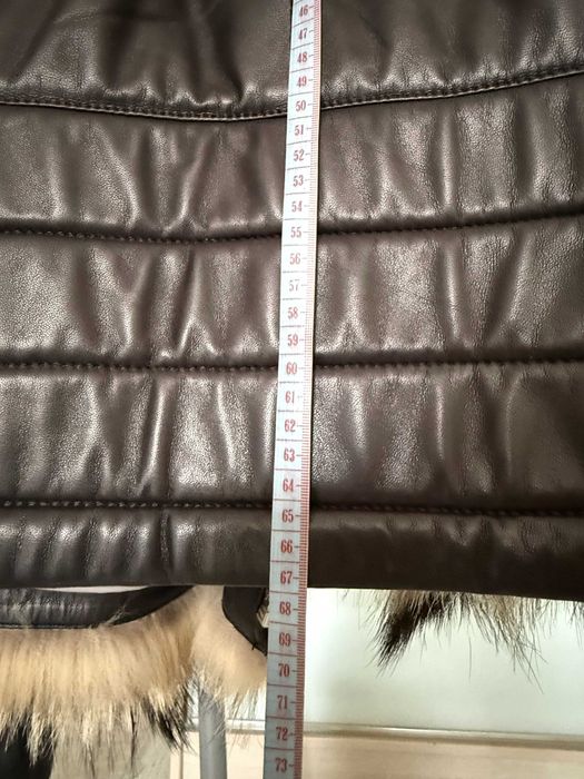 Чоловіча зимова куртка з хутром вовка