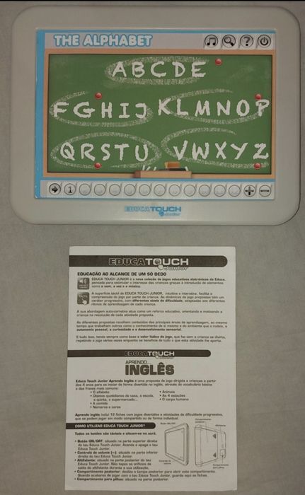 Jogo eletrónico abecedário ou em inglês para crianças...
