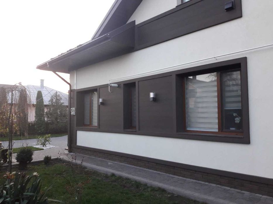 Фасади з композитної фасадної дошки