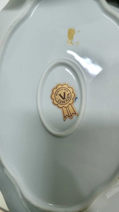 Travessa + Cesto de Porcelana Limoges