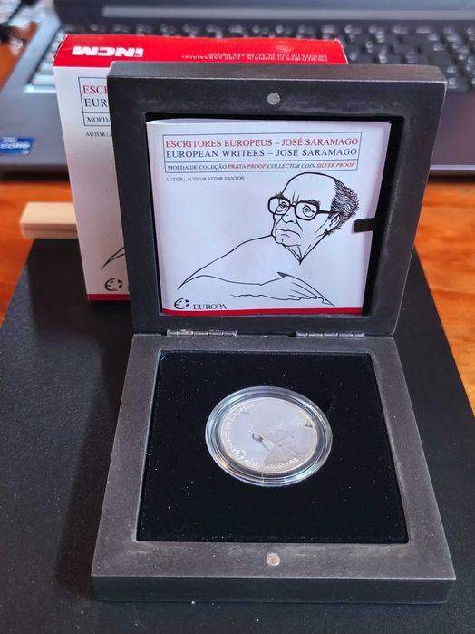 Portugal 2013 - moeda 2,5€ José saramago   (Prata Proof)