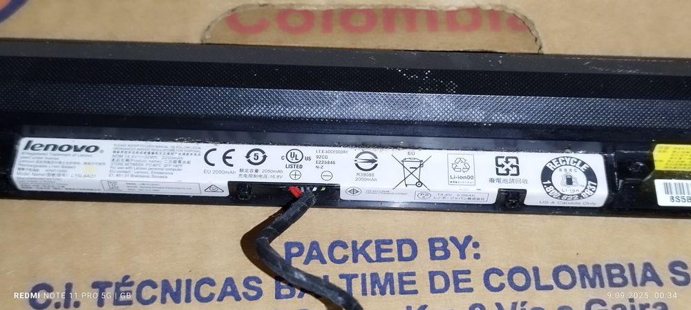 Sprzedam baterie do laptopa Lenovo