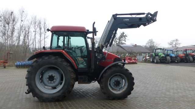 Traktor CASE MX 100 C z ładowaczem czołowym QUICKE Q 46