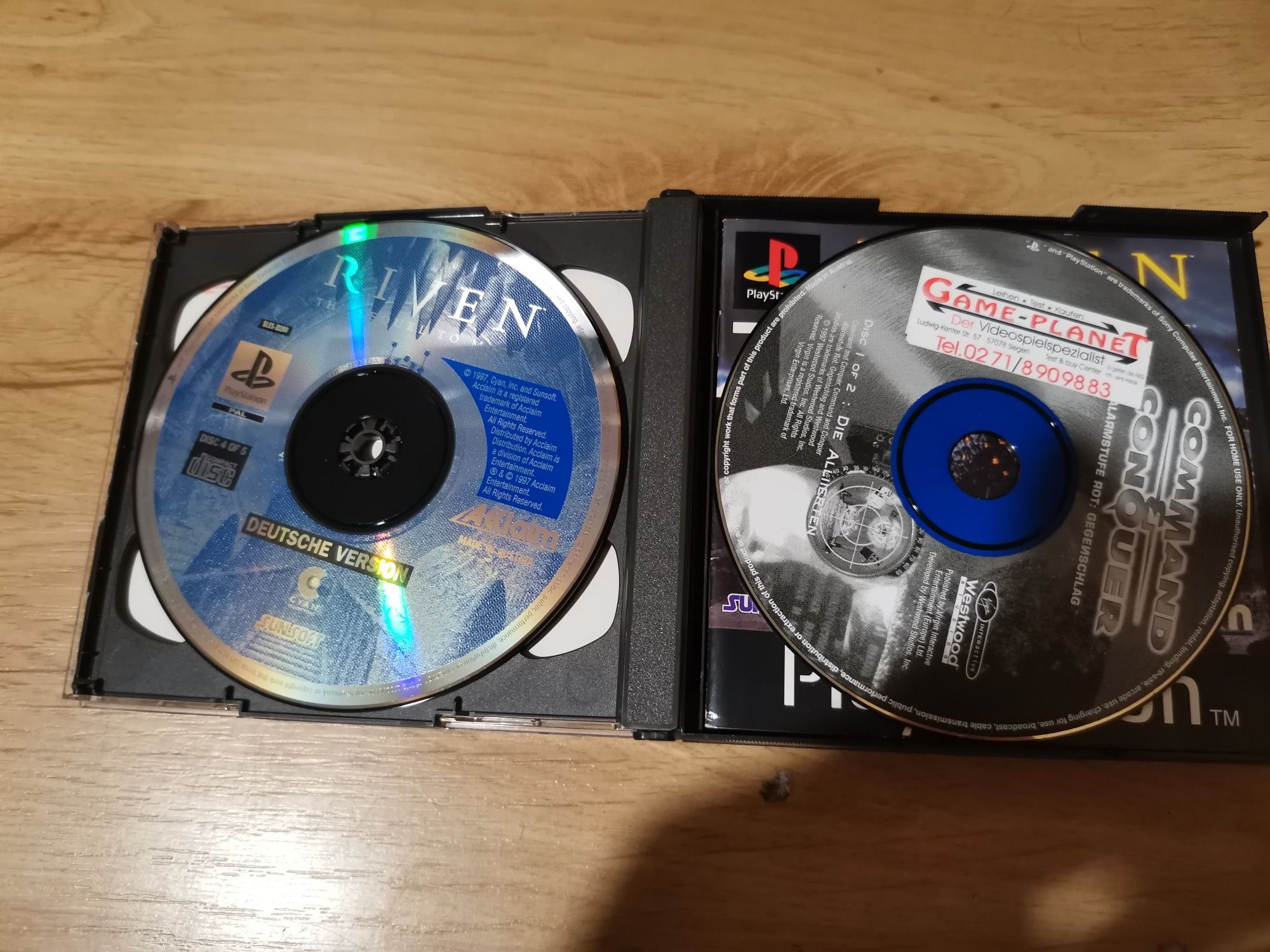 Riven the sequel to myst psx PlayStation 1 ps1