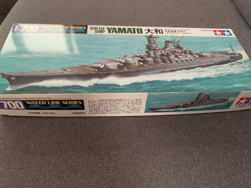 Model plastikowy Tamiya pancernik Yamato