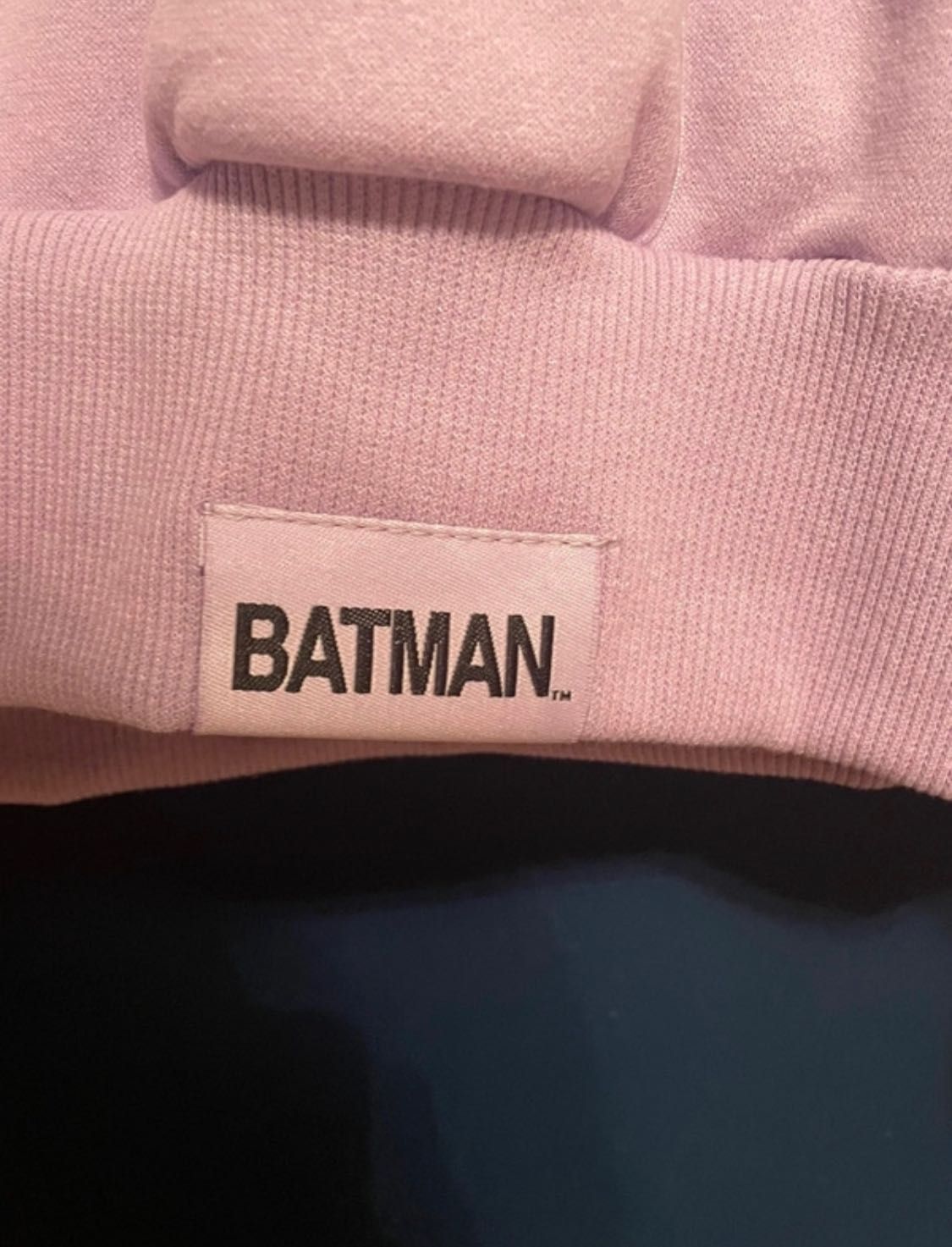 bluza Batman Joker fioletowa liliowa Sinsay