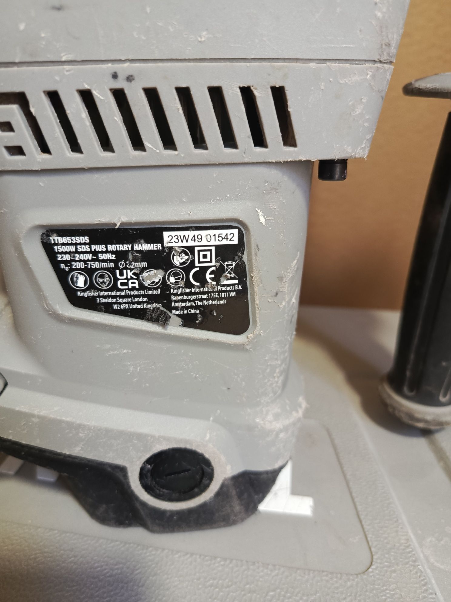 Mlotowiertarka udarowa titan SDS plus mlot udarowy TTB653sds