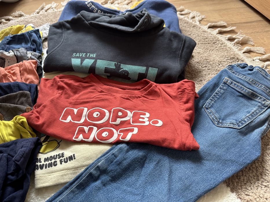 Paczka ubrań dla chłopca 104/110