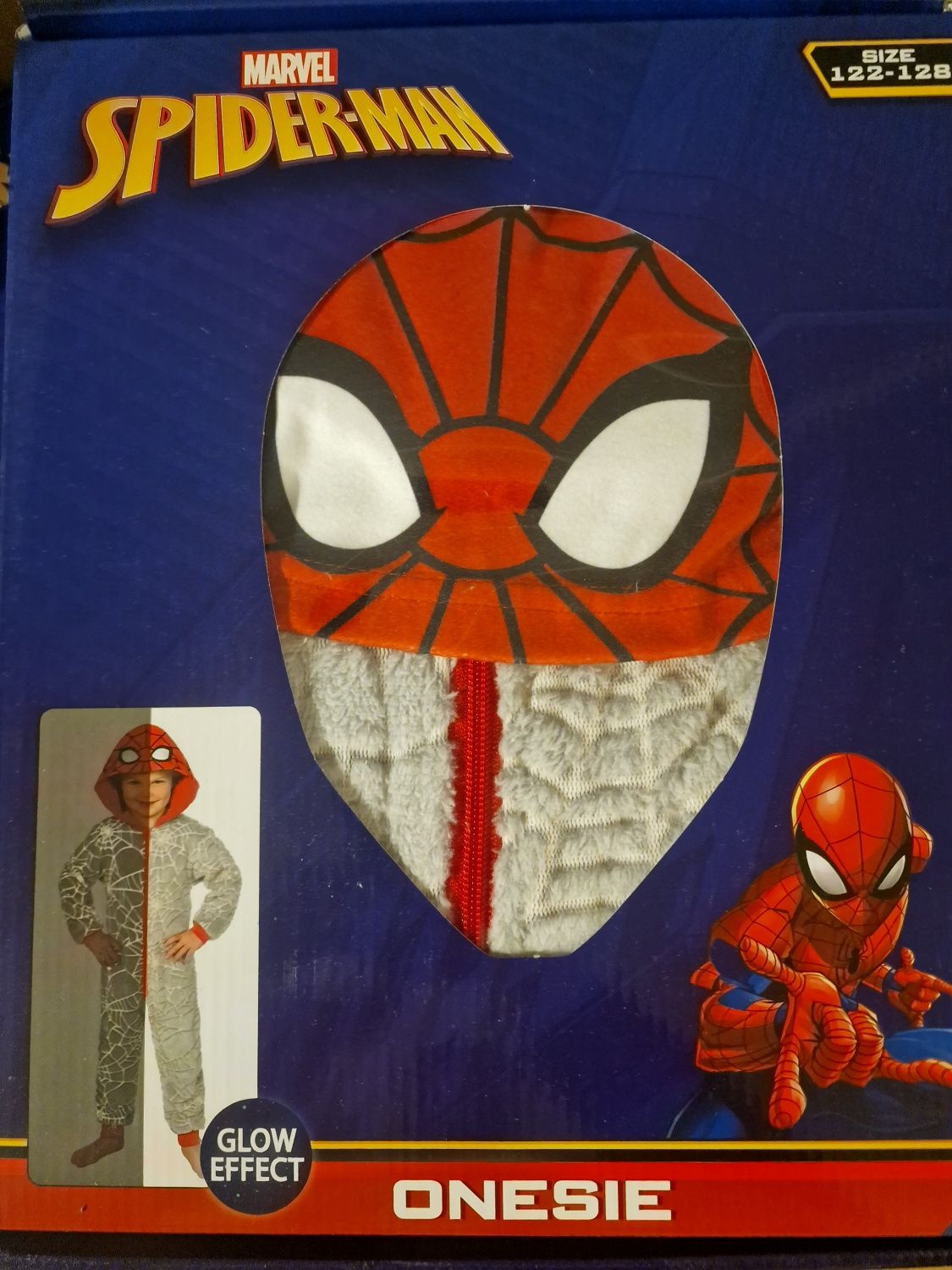 Pidżama Świecącą w ciemności Spider-Man 122-128