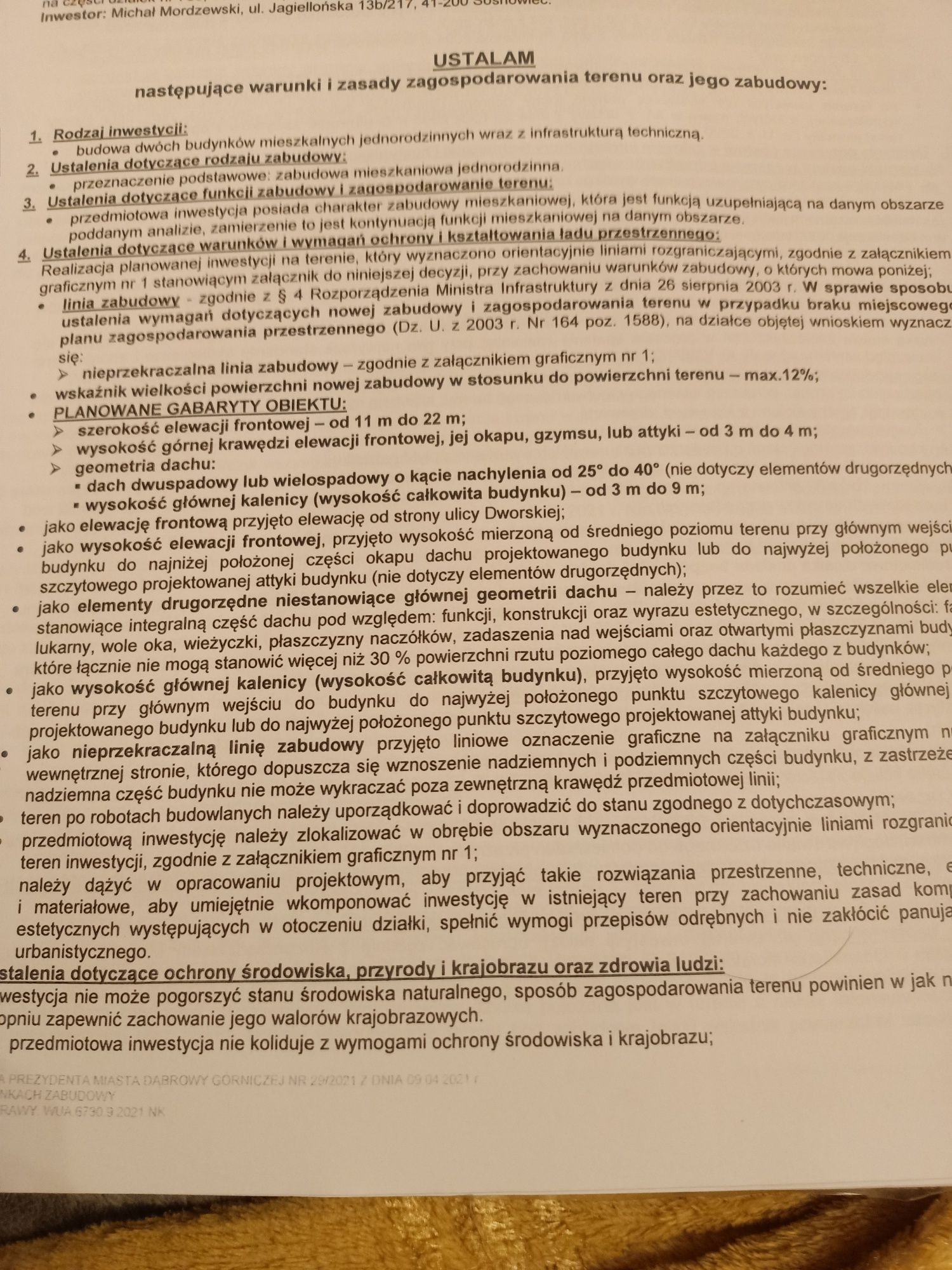 Działka działki Dąbrowa Górnicza Trzebiesławice - widokowa