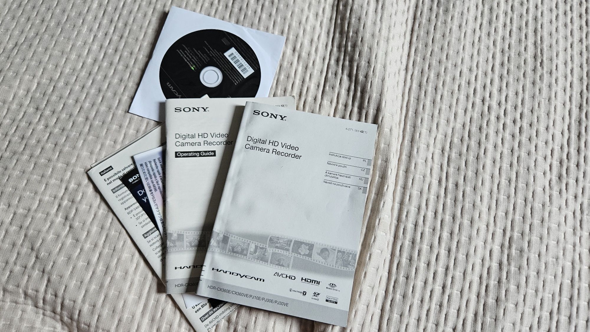 Kamera SONY FullHD z projektorem idealny stan