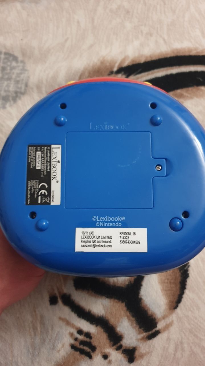 Nintendo Mario Kart budzik z projektorem RP500NI