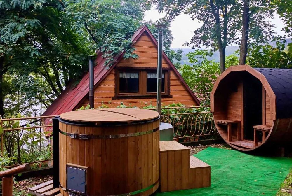 Wynajem domku balia sauna imprezy