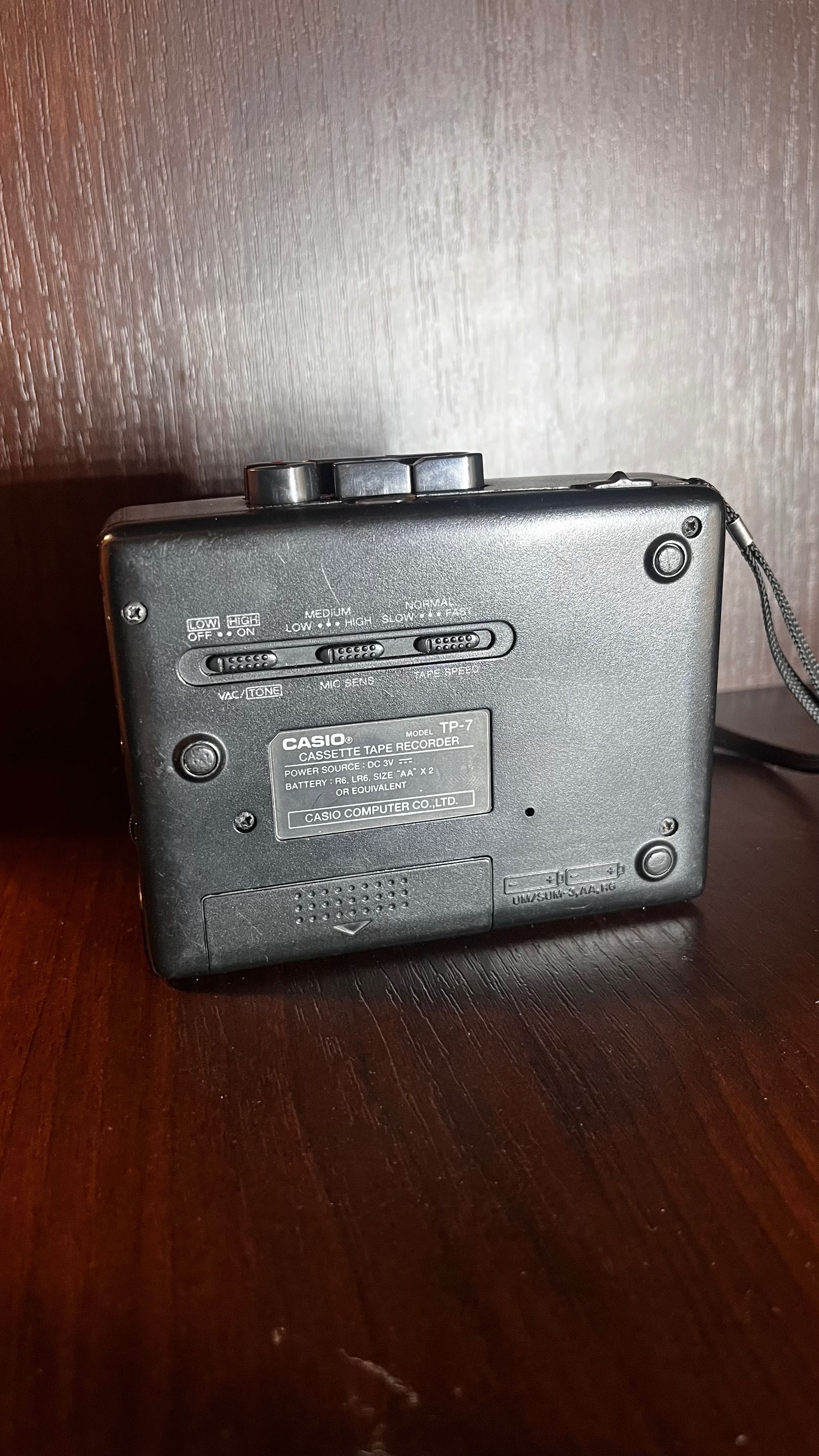 Касетний плеєр casio TP-7