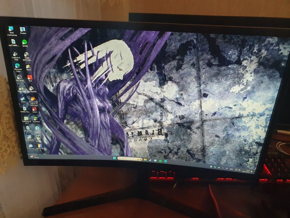 Монитор Samsung 24' 75Hz curved