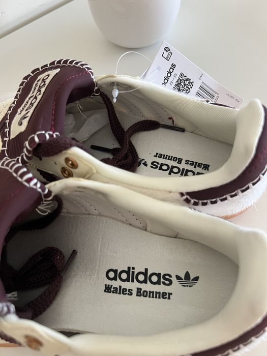 Adidas Samba Wales Bonner Brancos e Bordeux Mulher
