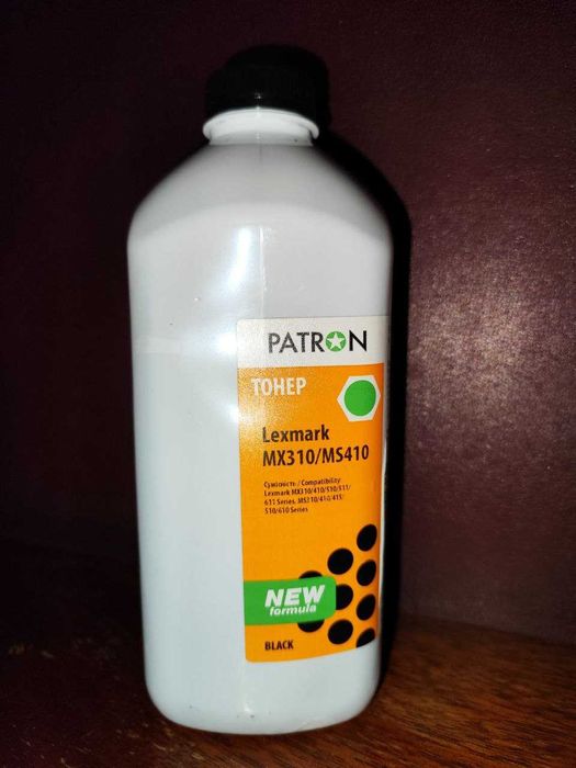 Тонер Patron Lexmark MX310/MX410, Чорний, 290 г