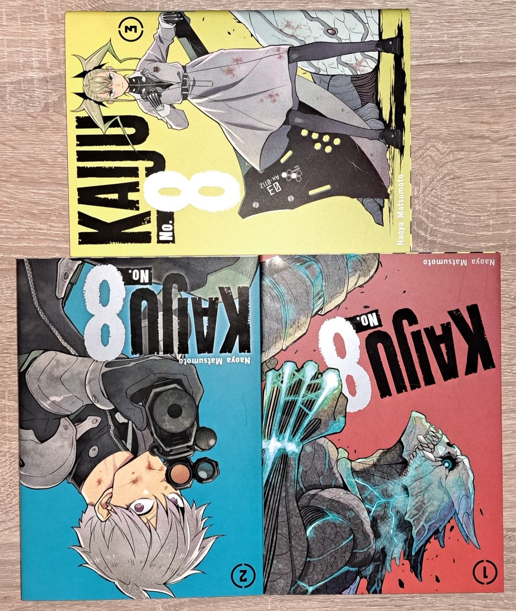 Manga kaiju no.8 tom 1 2 3