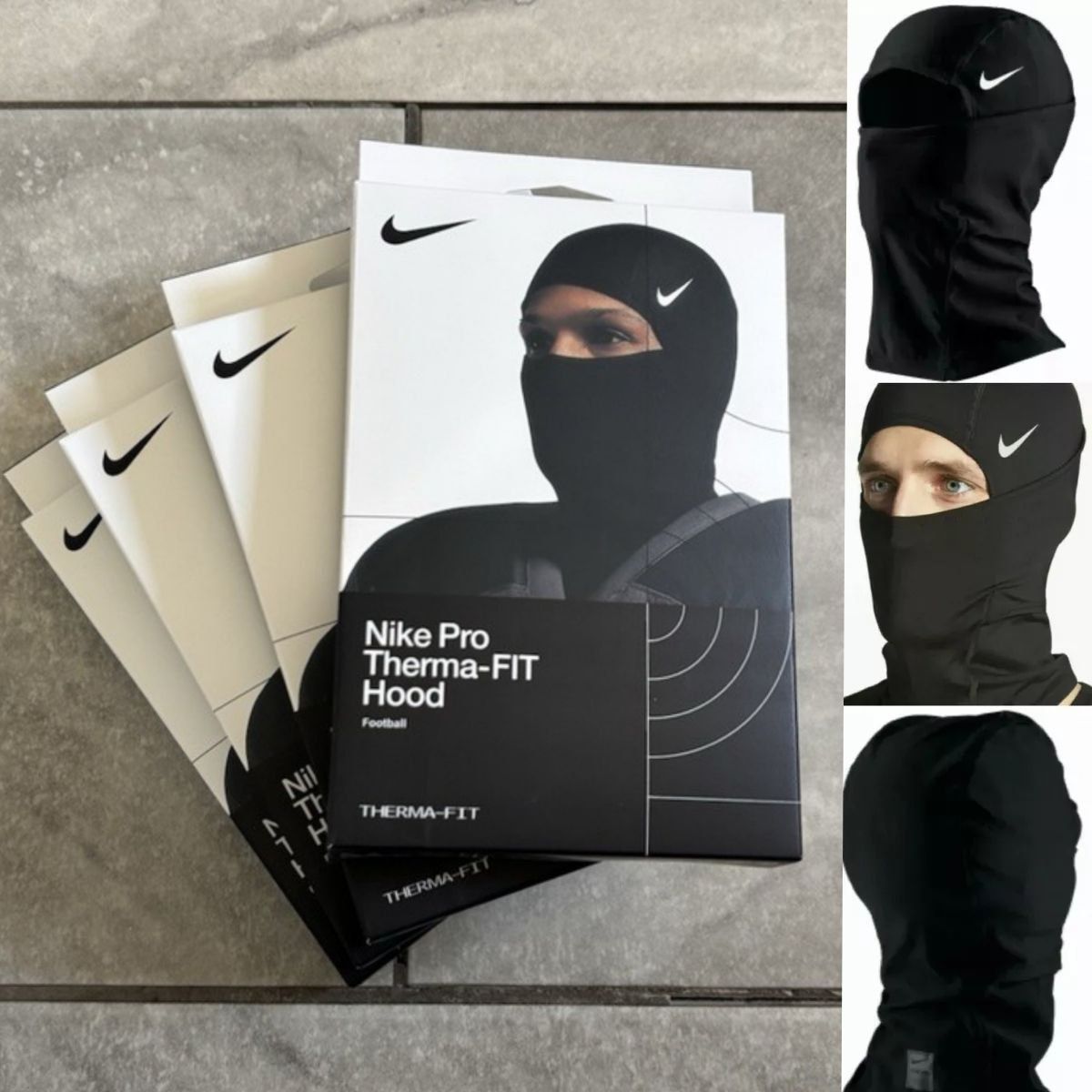 Оригінальна балаклава чорна, Балаклава Найк, Nike pro, Балаклавы,