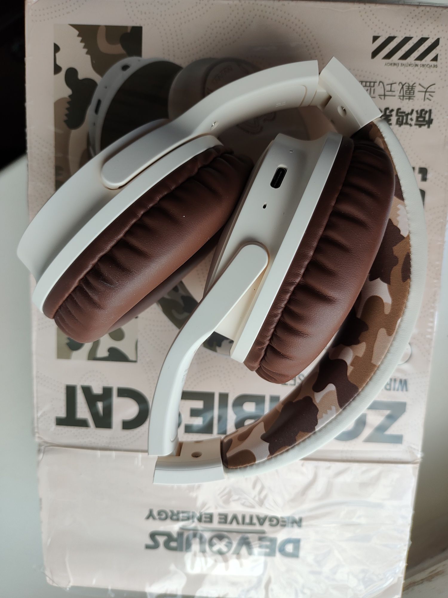 Навушники Zombiescat QCWS S5 Bluetooth 5.3, 40mm, USB typeC, 40 годин