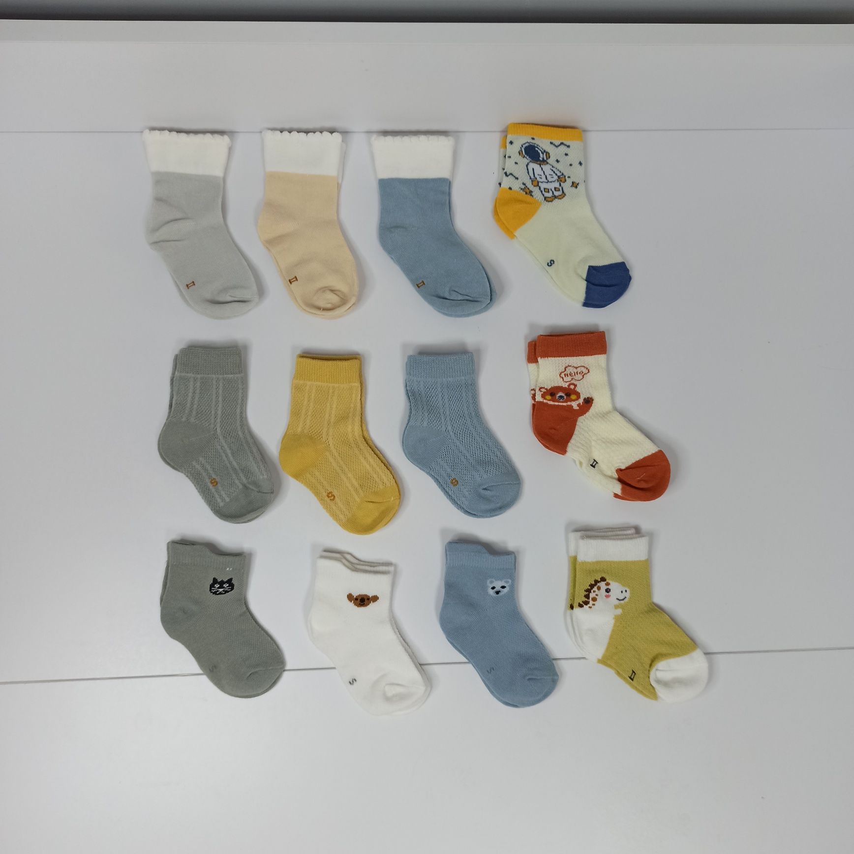Носки детские набором разные