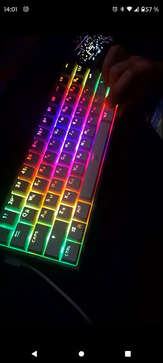 Клавіатура Redragon Fiss RGB K617