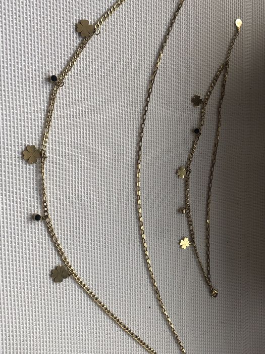 Piękny Nowy komplet biżuterii koniczyna wzór Apart