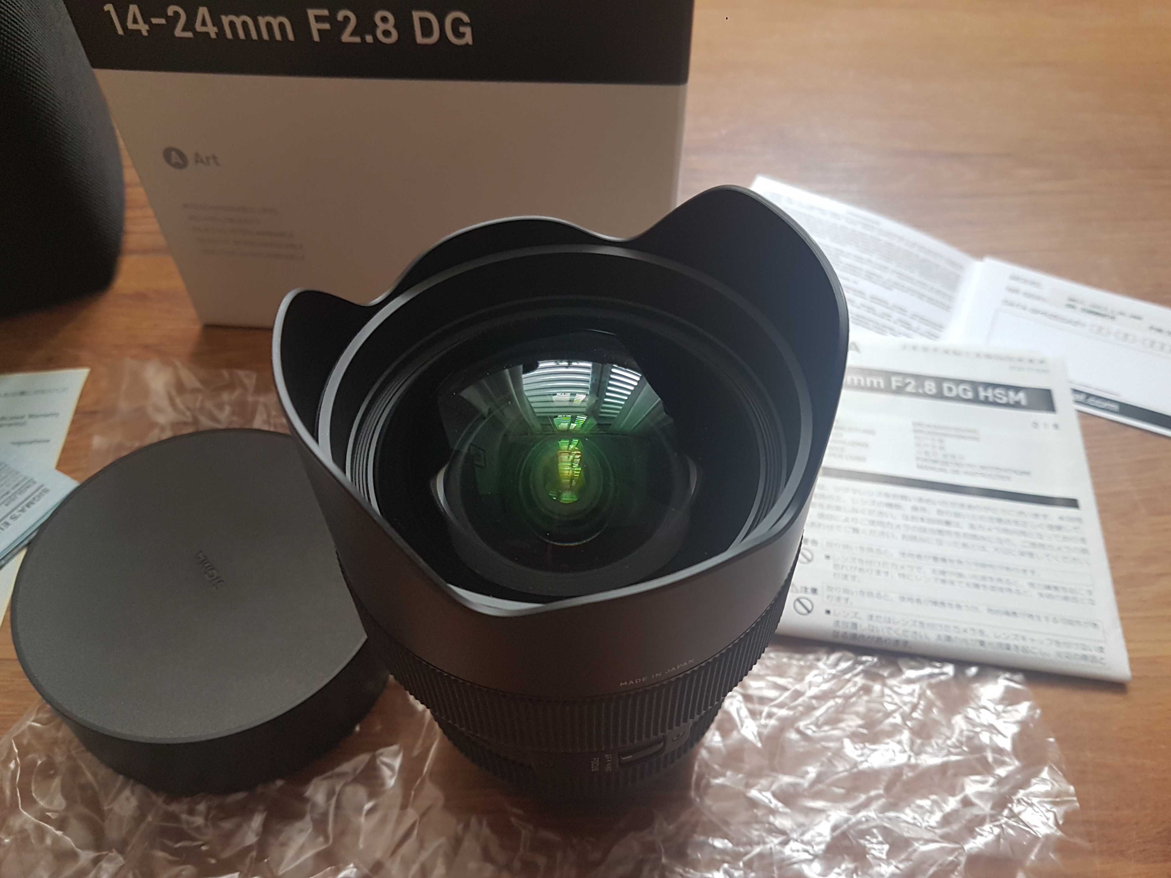Sigma A 14-24mm f/2.8 DG HSM Art do Canon Jak nowy