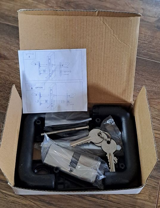 Nowa klamka z zamkiem