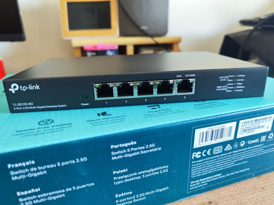 Switch de rede TP Link 2.5 Gbs