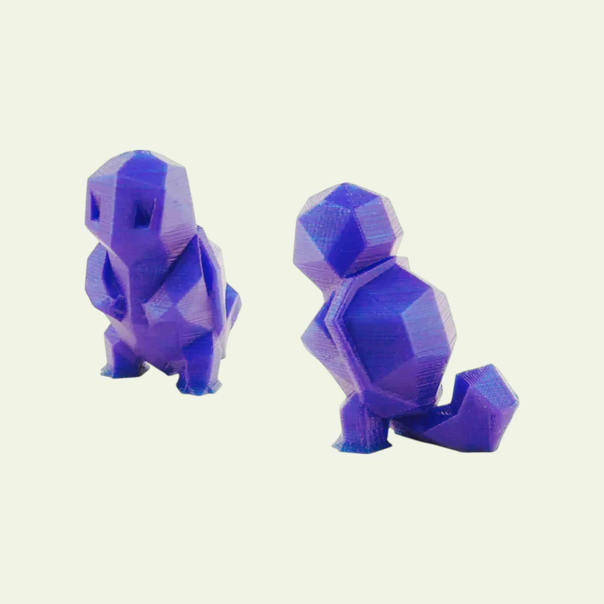 Figura Squirtle Low Poly 3D - Colecionável Pokémon Água