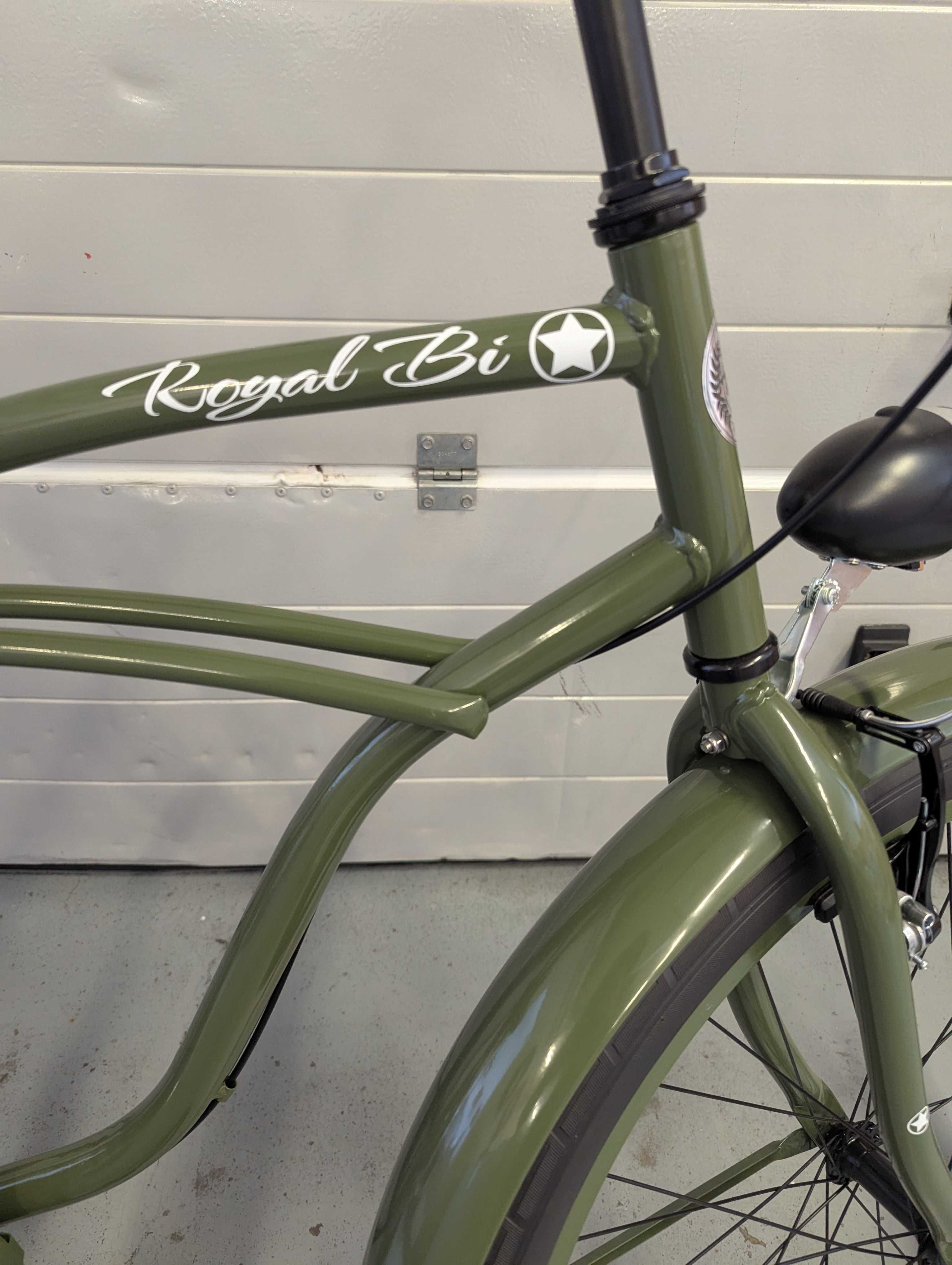 Rower Cruiser ARMY 26" militarny miejski męski OUTLET RoyalBi 3 biegi