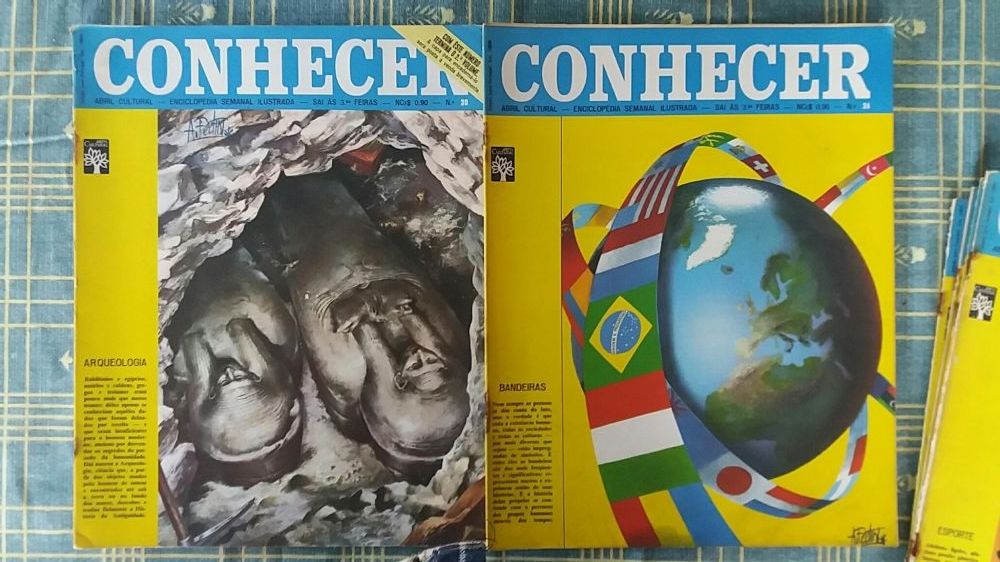 Vendo revistas " Conhecer " da editora abril cultural ,