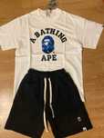 Комплект футболка бейп + шорти бейп, шорты bape sweat drip, A Bathing
