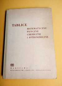 Tablice matematyczne fizyczne chemiczne i astronomiczne WSiP 1974 **