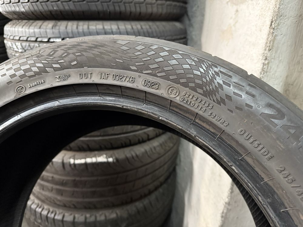 2xContinental 245 45r19., 2023 6.3mm