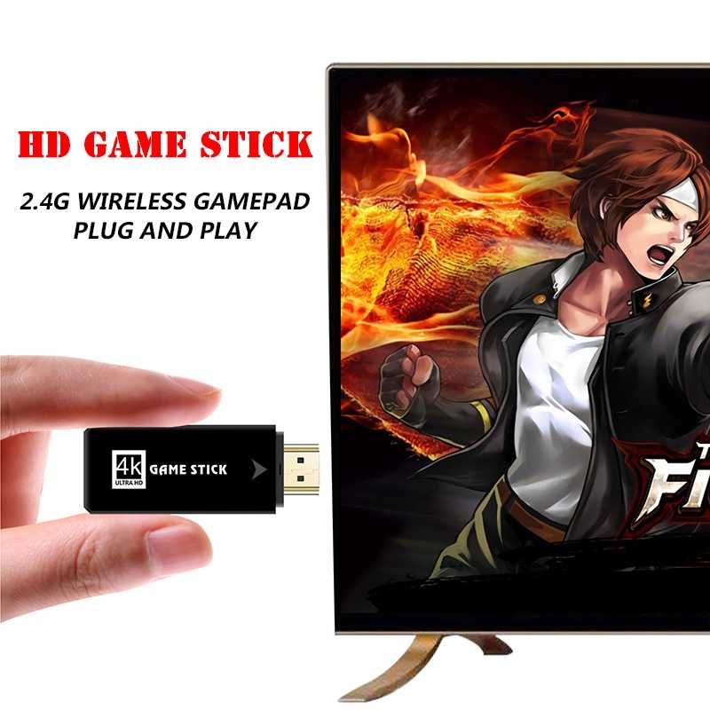 Game Stick, 4K, 10000 Jogos PSP, PS1, GB, ATARI ETC