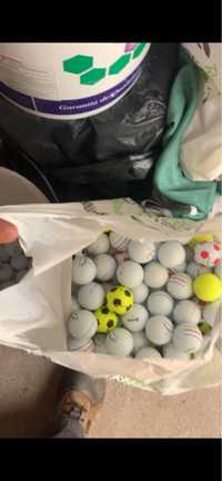 Bolas de golfe usadas em excelente estado