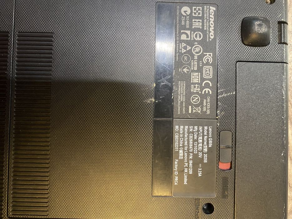 Ноутбук 4х2,5GHz, 8RAM, 240SSD Lenovo G505s