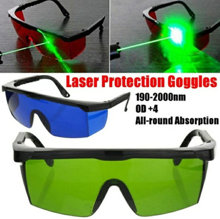 Óculos de proteção de laser verde  IPL.