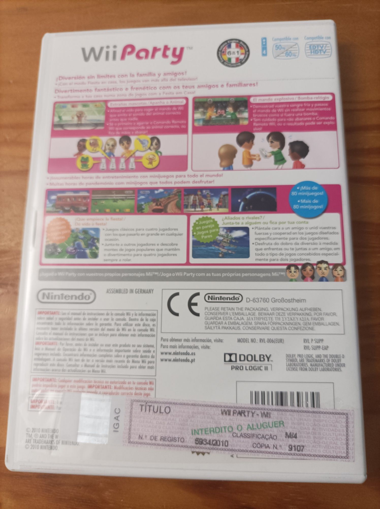 Jogo para Wii party