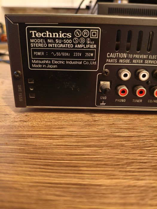 Technics SU-500 amplituner_wzmacniacz+ CD - SL-P120+ Tuner ST-600
