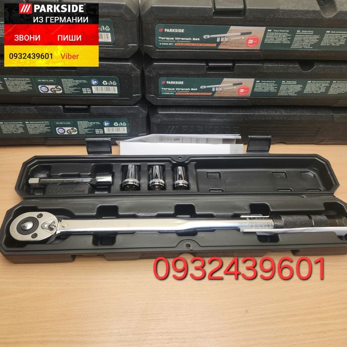 Ключ динамометрический 1/2" 80-210Nm из ГЕРМАНИИ Parkside колёсный клю