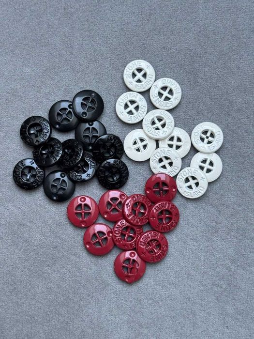 Патчі Stone Island | Патч Стон Айленд | Комплект Бирки + Гуздики