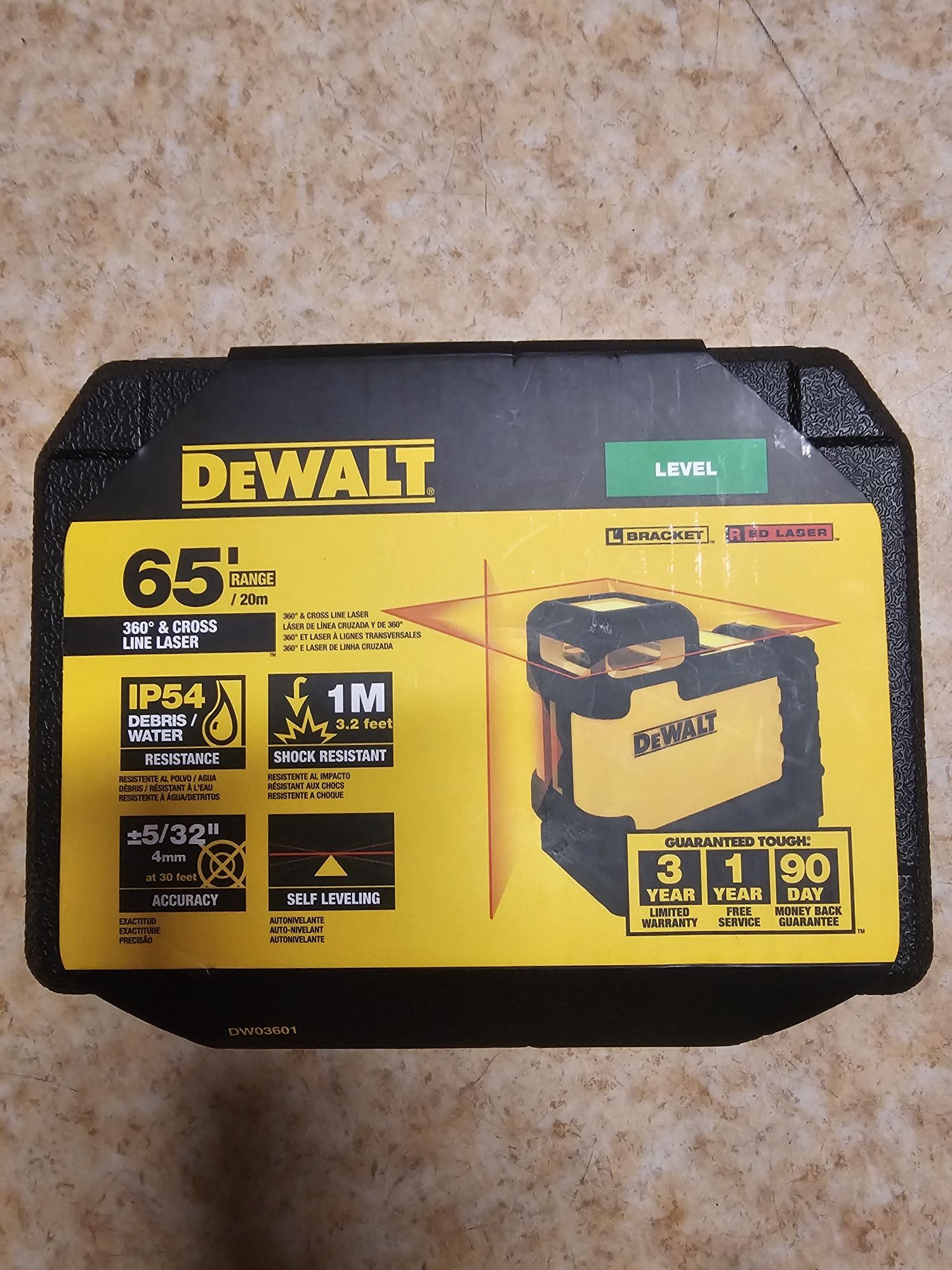 Laser poziomica laserowa Dewalt DW03601