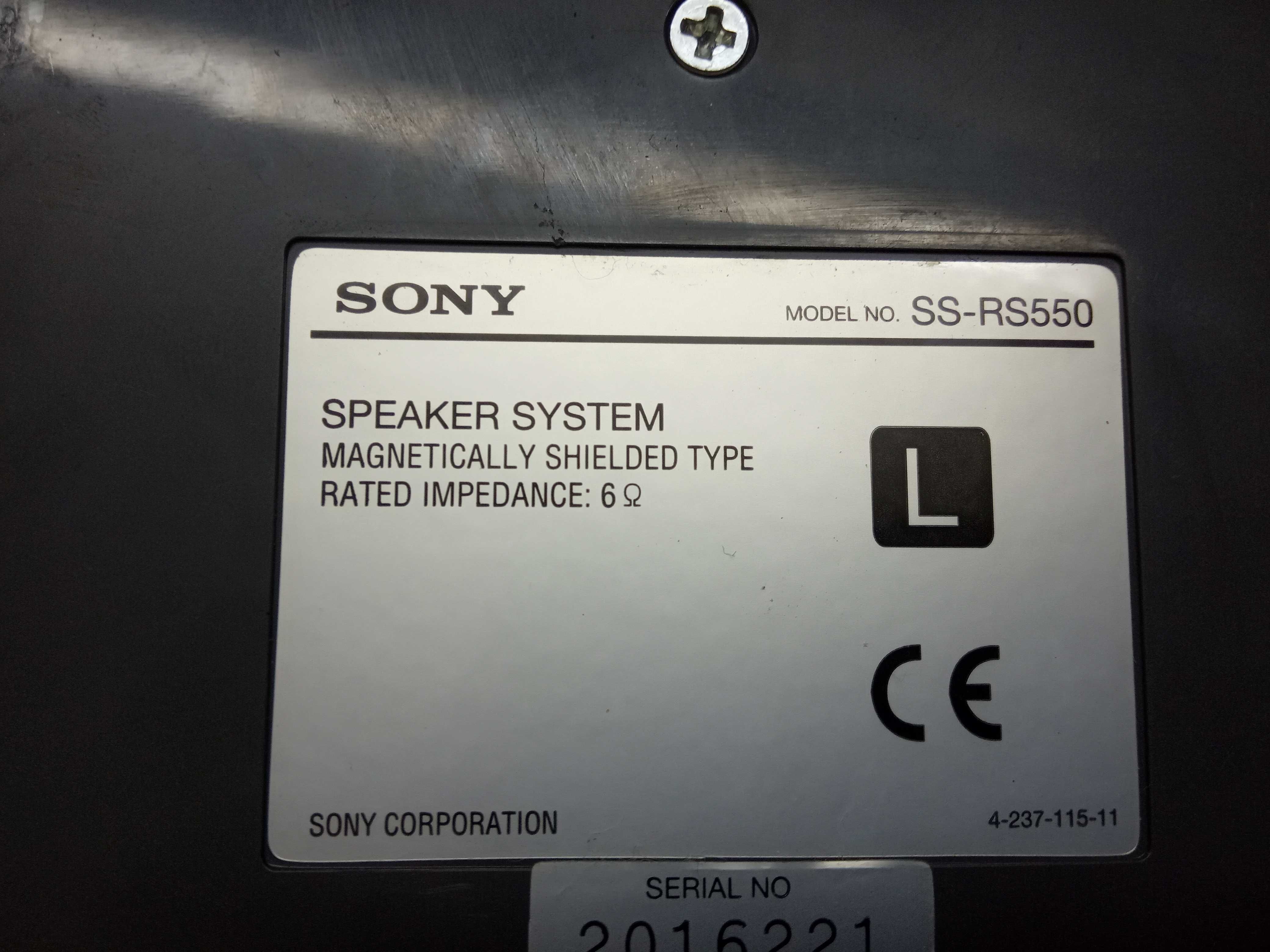 Kolumny głośniki sony ss-rs550 i sub są wms7