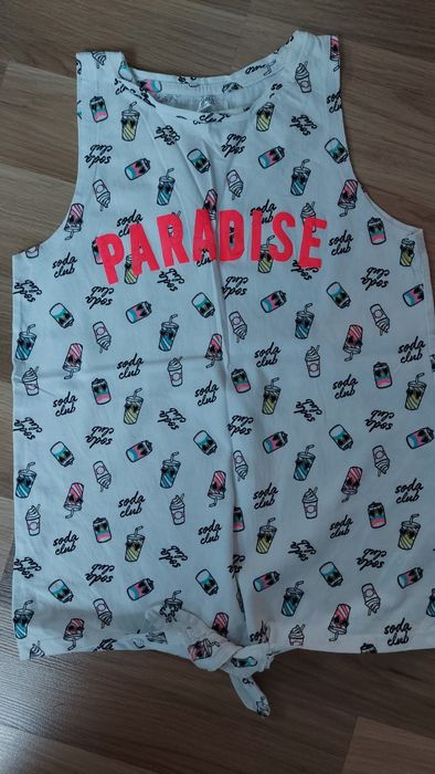 Bluzka na lato dla dziewczynki