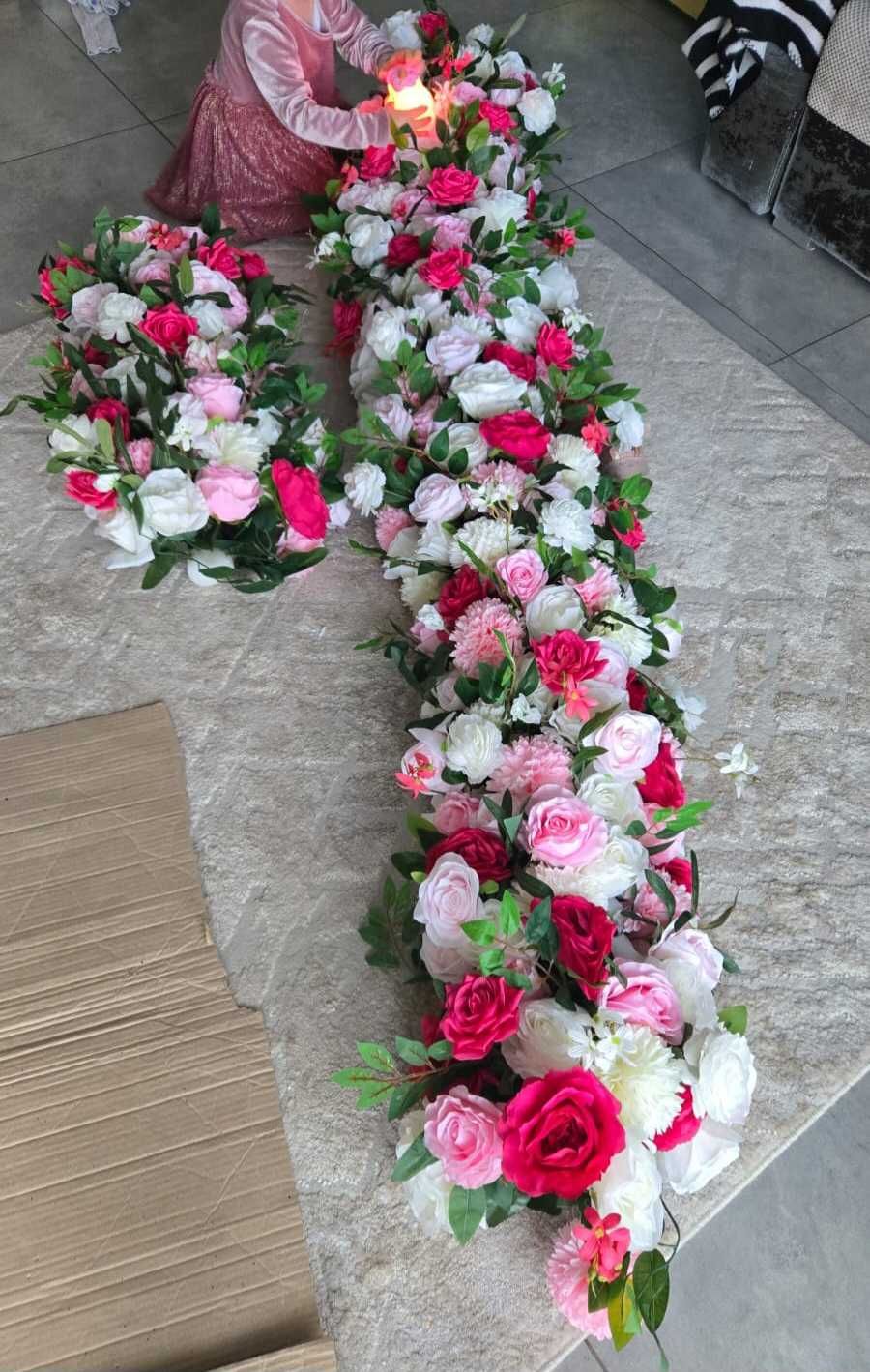 Dekoracje ślub ścianka