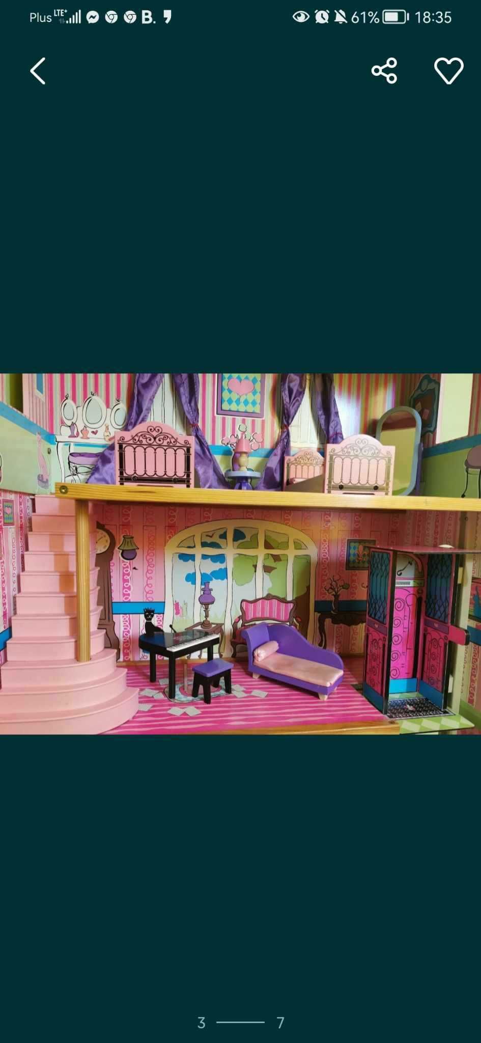 Domek KidKraft 126cm dla Barbie domek dla lalek, rezydencja, willa